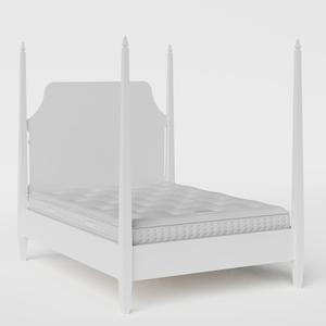 Turner Painted painted wood bed in white with Juno mattress - Thumbnail