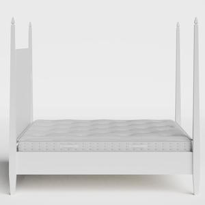 Turner Painted painted wood bed in white with Juno mattress - Thumbnail
