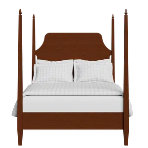 Turner houten bed in dark cherry - Thumbnail