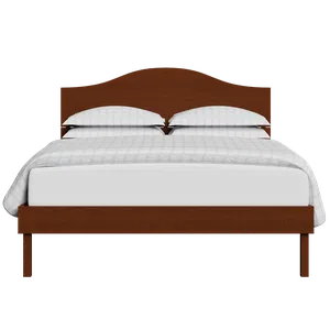 Yoshida wood bed in dark cherry - Thumbnail