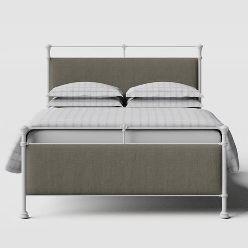 White Metal Bed Frames & Cream Metal Beds OBC UK
