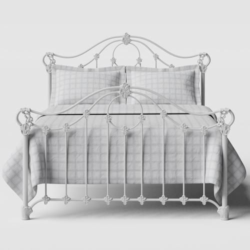 White Metal Bed Frames & Cream Metal Beds OBC UK
