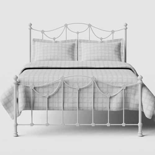 White Metal Bed Frames & Cream Metal Beds OBC UK