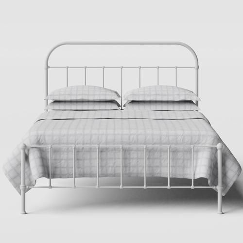White Metal Bed Frames & Cream Metal Beds OBC UK