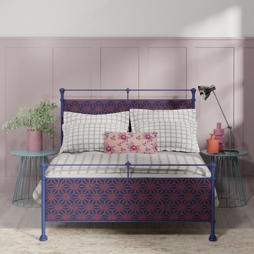 Nancy iron bed - Image blue bedroom - Thumbnail