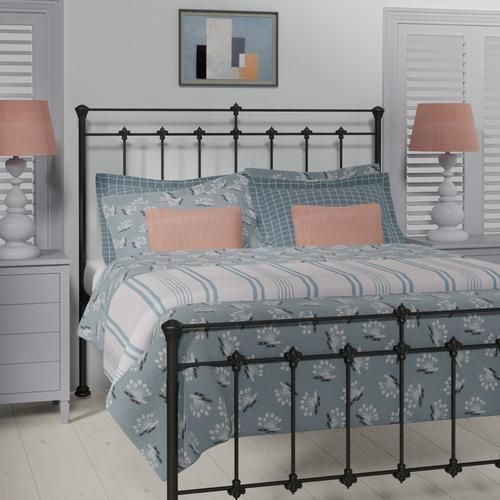 Edwardian iron bed - Image 5 - Thumbnail