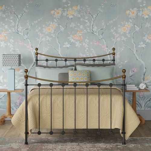 Carrick iron bed - Image mustard - Thumbnail