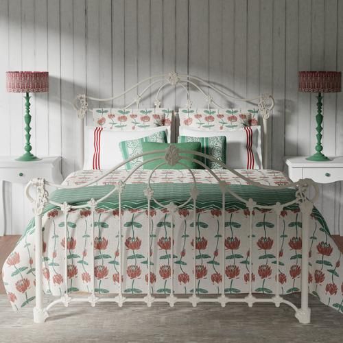Avla iron bed frame - Image emerald green - Thumbnail