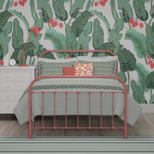 Timolin iron bed - Image green white - Thumbnail