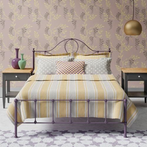 Athena iron bed frame - Lilac bedroom - Thumbnail