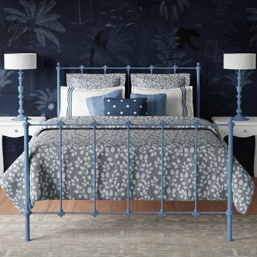 Paris iron bed - Image navy blue - Thumbnail