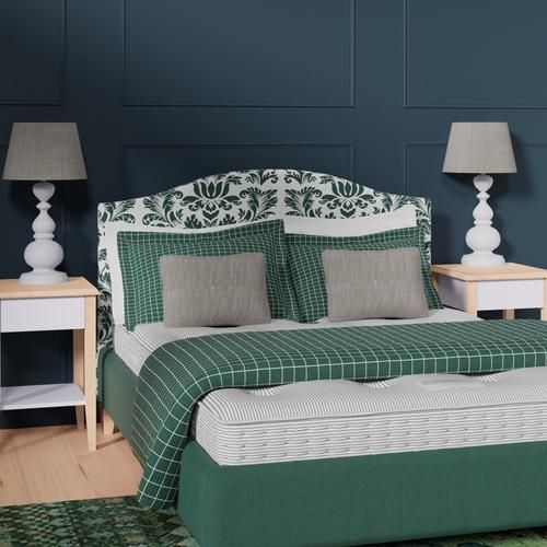 Daniella upholstered bed - Image emerald green - Thumbnail