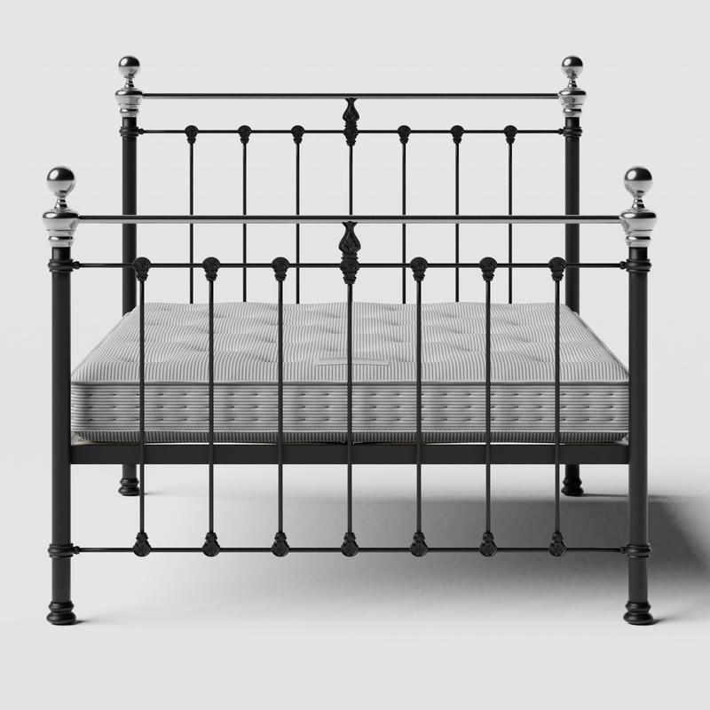 Hamilton with Chrome Knobs Iron/Metal Bed Frame The Original Bed Co